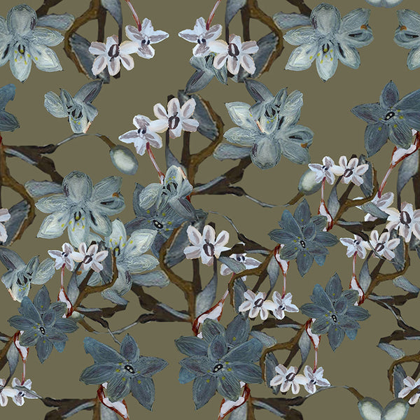 Papier peint floral - Fleur de Bethléem