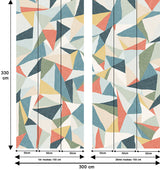 Papier peint motif géométrique – Triangles Abstraits