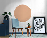 Papier Peint Adhésif Cercle - Nude