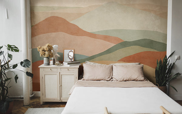 Papier peint graphique – Dunes à l’horizon