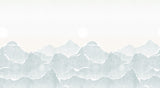 Papier peint panoramique Paper Mountains Céladon