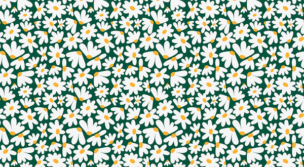 Papier peint panoramique motif marguerite Daisy