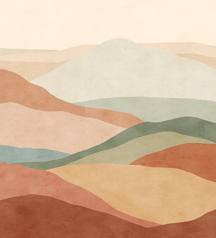 Papier peint graphique – Dunes à l’horizon