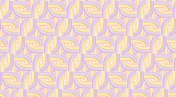 Papier peint graphique Arches Aquarelles Lilas