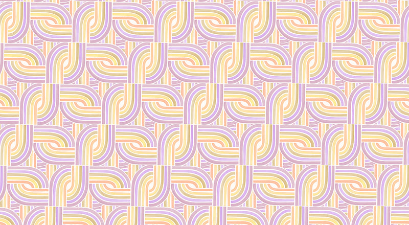 Papier peint graphique Arches Aquarelles Lilas