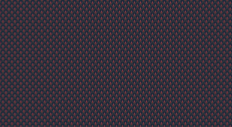 Papier peint panoramique motif art déco Palm Spring