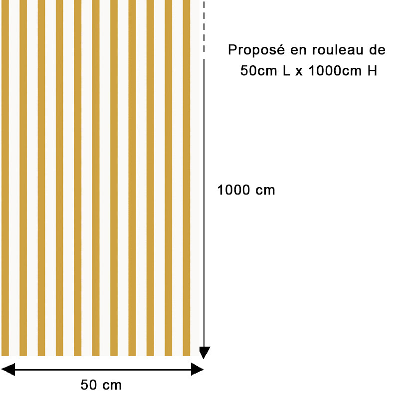 Papier peint rayures Francesca
