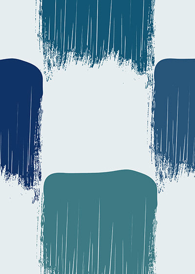 Echantillon papier peint panoramique Damier Pinceau Canard