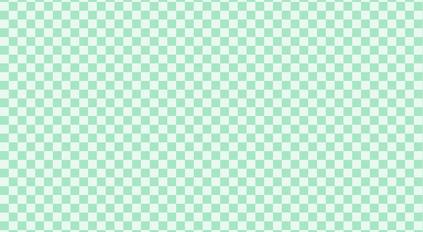 Papier peint panoramique Damier Classique Menthe