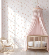 PAPIER PEINT ENFANT - PINK CHERRY LOVE