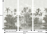 Papier peint panoramique gravure ancienne - MAHAWELI