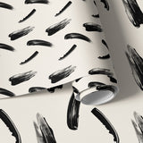 Papier peint panoramique coups de pinceau Empreintes