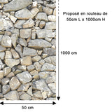 Papier peint mur de pierres Cigales