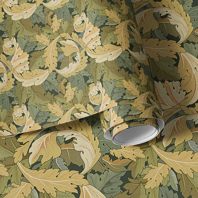 Papier peint panoramique végétal Art nouveau