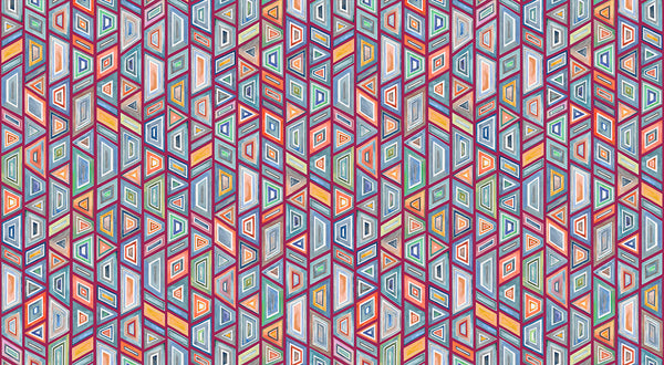 Papier peint géométrique – Kente Multico