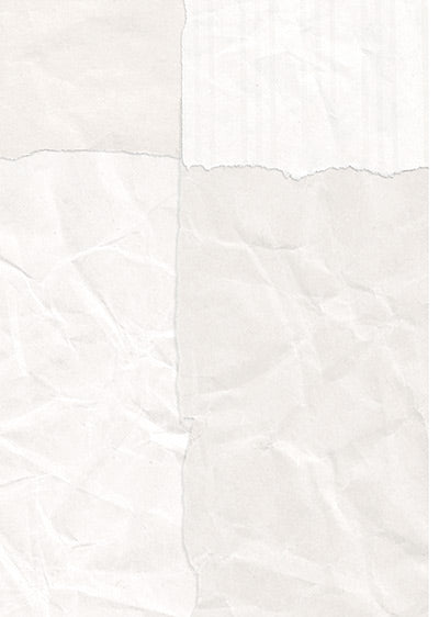 Echantillon papier peint panoramique Papier Froissé Off White