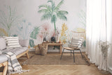 Papier peint style scandinave - Jungle tropicale