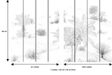 Papier peint Palmier - Panoramique en rouleau PALMERAIS