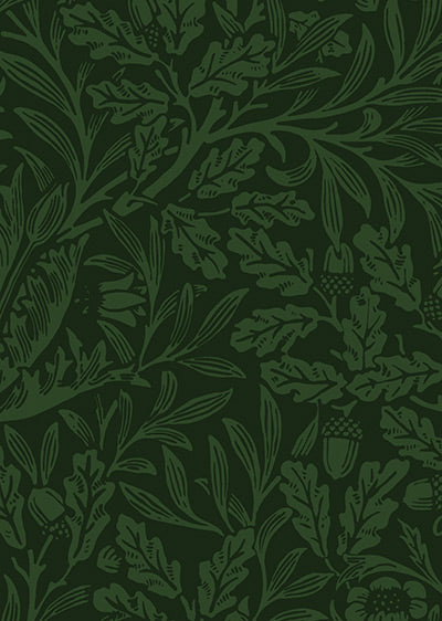 Echantillon papier peint végétal Forêt d'automne Sapin