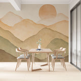 Papier peint panoramique montagne Sunny