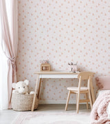 PAPIER PEINT ENFANT - BUTTERFLIES / PINK