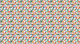 Papier peint géométrique – Mosaïque multicolore Facettes