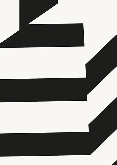 Echantillon papier peint panoramique géométrique abstrait Architecture