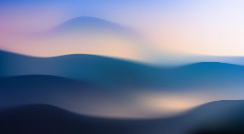 Papier peint panoramique dégradé vagues Dimma