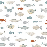 PAPIER PEINT (50CMX10M) - BALADE SOUS MARINE, LES POISSONS