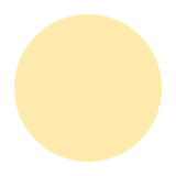 Papier Peint Adhésif Cercle - Jaune Ivoire