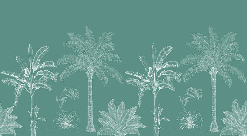 Papier peint jungle tropicale Chalky