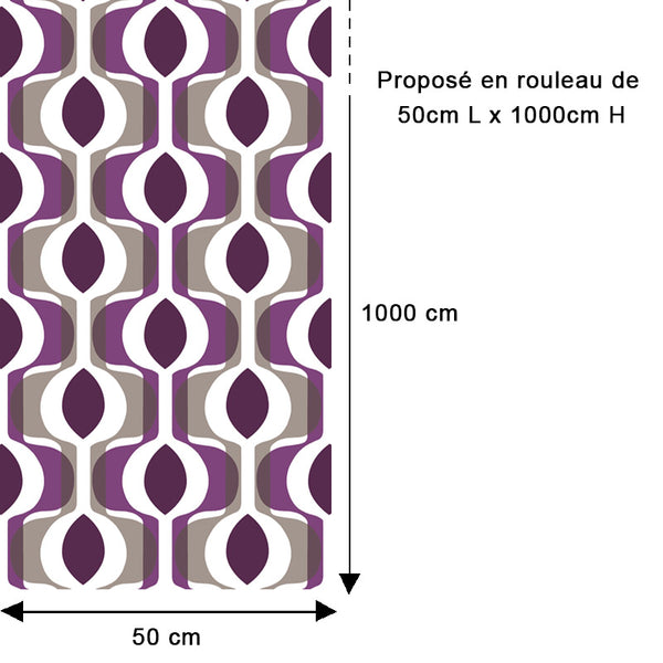 Papier peint année 70 Chroma