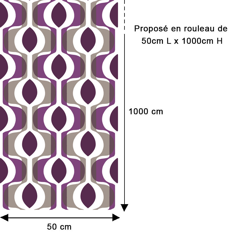 Papier peint année 70 Chroma