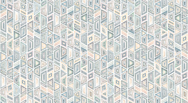 Papier peint géométrique – Kente Glacier