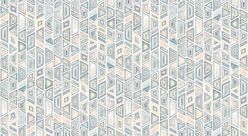 Papier peint géométrique – Kente Glacier