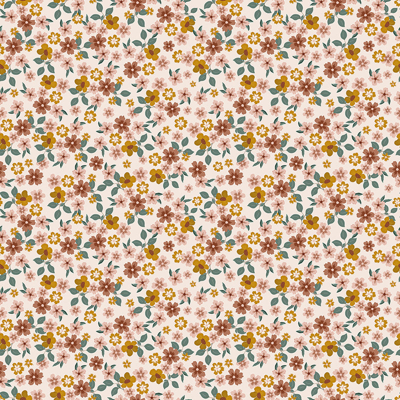 Papier peint fleurs - Inflorescence