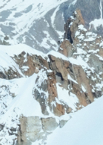 Echantillon papier peint panoramique montagne L'Ascension