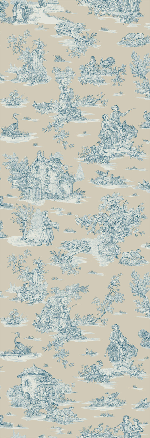 Papier peint Toile de Jouy Moderne