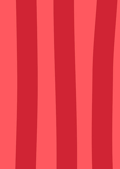 Echantillon papier peint panoramique Rayures Souples Corail