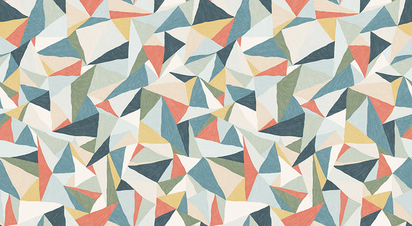 Papier peint motif géométrique – Triangles Abstraits