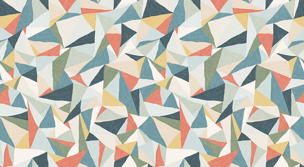 Papier peint motif géométrique – Triangles Abstraits