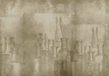 Papier peint design bouteille