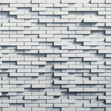 Papier peint mur briques effet 3D