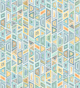 Papier peint géométrique – Kente