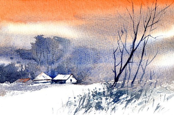 Papier peint panoramique paysage Les sous-bois