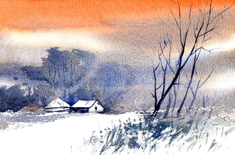 Papier peint panoramique paysage Les sous-bois