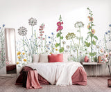 Papier peint fleurs des champs