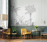 Papier peint unis - blanc cassé