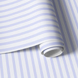 Papier peint rayures Giulia Pervenche