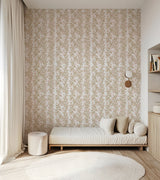 PAPIER PEINT GUIRLANDES DE FLEURS